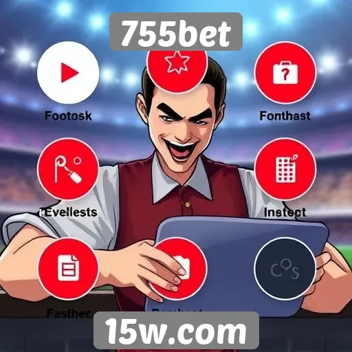 Exploração das funcionalidades do site 755bet