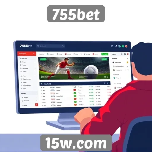 Avaliação da interface do usuário do 755bet